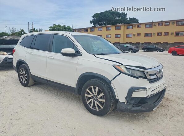 5FNYF5H31MB025493 2021 HONDA PILOT White Передня права чверть