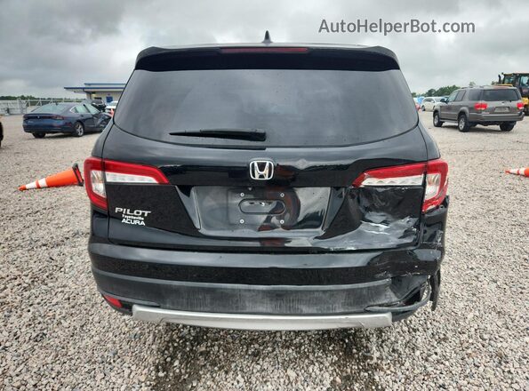 5FNYF5H32KB037391 2019 HONDA PILOT Black უკანა ხედი