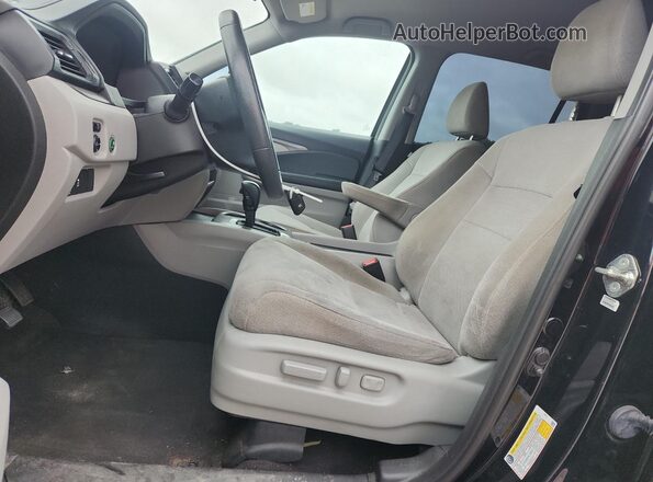 5FNYF5H32KB037391 2019 HONDA PILOT Black წინა სალონის ხედი