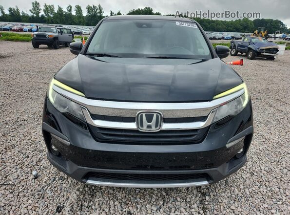 5FNYF5H32KB037391 2019 HONDA PILOT Black წინა ხედი