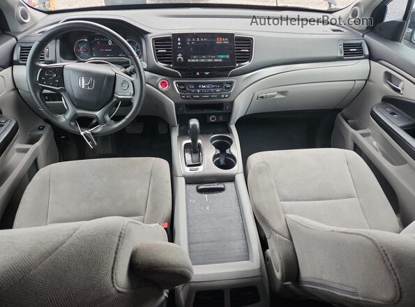 5FNYF5H32KB037391 2019 HONDA PILOT Black წინა პანელის ხედი