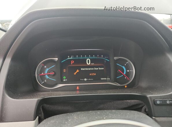 5FNYF5H32KB037391 2019 HONDA PILOT Black ხელსაწყოთა პანელის ხედი