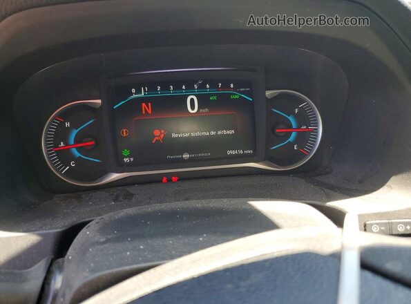 5FNYF5H32LB013996 2020 HONDA PILOT White Սարքավորումների վահանակի տեսք