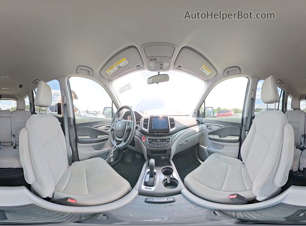 5FNYF5H33HB037618 2017 HONDA PILOT Blue Vista interior de 360 grados