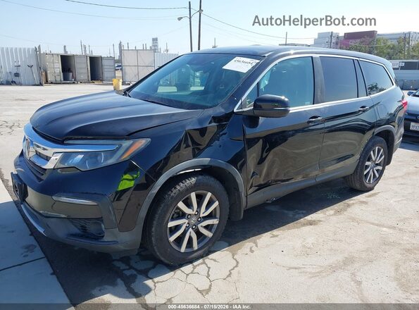 5FNYF5H33KB026271 2019 HONDA PILOT Black Front view