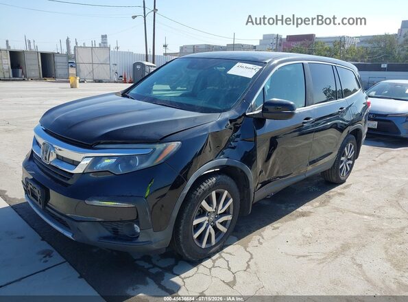 5FNYF5H33KB026271 2019 HONDA PILOT Black Front left