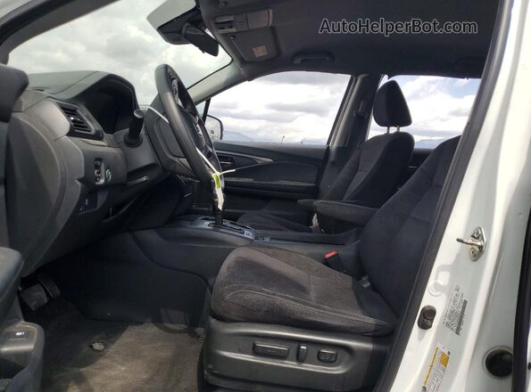 5FNYF5H33LB028314 2020 HONDA PILOT White წინა სალონის ხედი