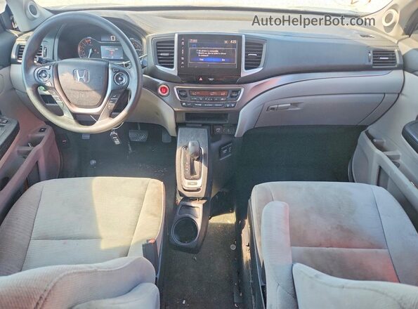 5FNYF5H34JB021207 2018 HONDA PILOT Blue Dashboard view