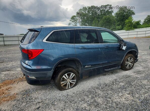 5FNYF5H34JB021207 2018 HONDA PILOT Blue Rear right