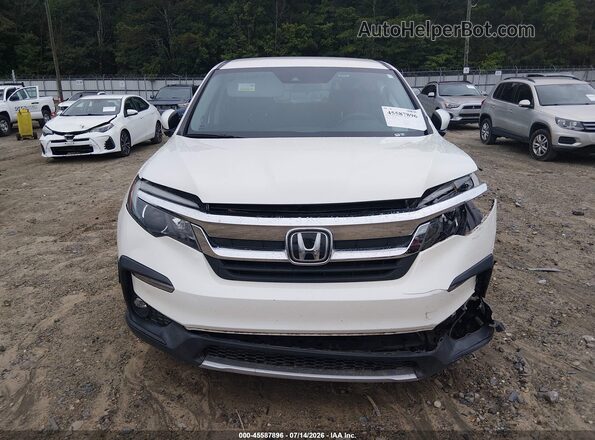 5FNYF5H34KB002769 2019 HONDA PILOT White Դիմացի տեսք