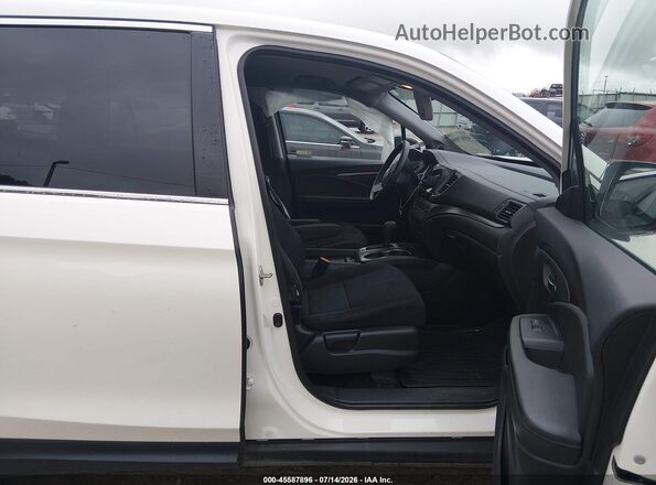 5FNYF5H34KB002769 2019 HONDA PILOT White Սալոնի դիմացի տեսք