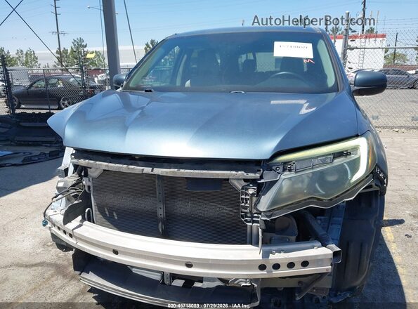 5FNYF5H37JB024876 2018 HONDA PILOT Light Blue წინა ხედი