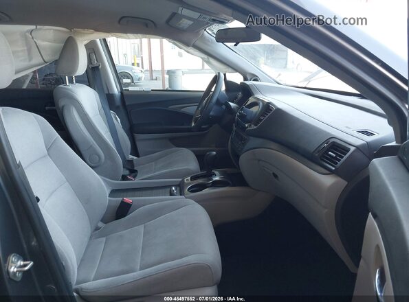 5FNYF5H38KB044829 2019 HONDA PILOT Gray Вид салону спереду