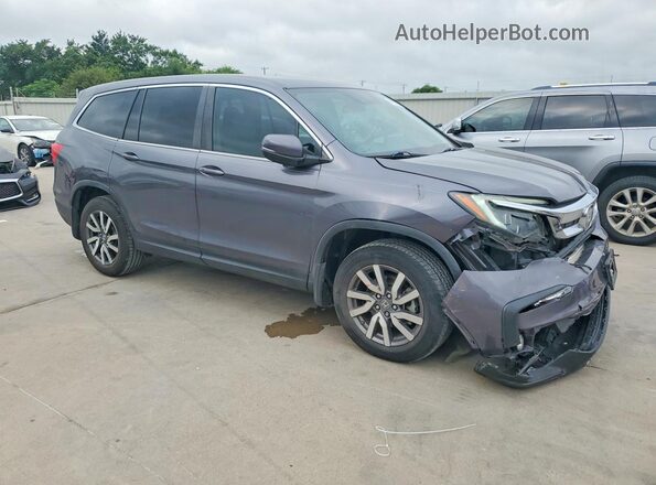 5FNYF5H39KB029854 2019 HONDA PILOT Gray Передня права чверть