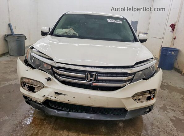 5FNYF5H3XHB037227 2017 HONDA PILOT White Դիմացի տեսք