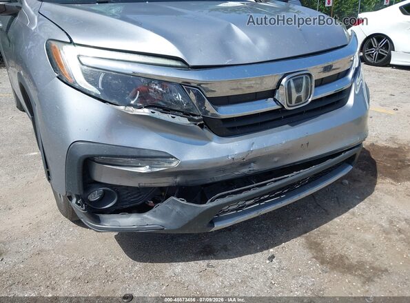 5FNYF5H3XKB042077 2019 HONDA PILOT Silver Դիմացի տեսք