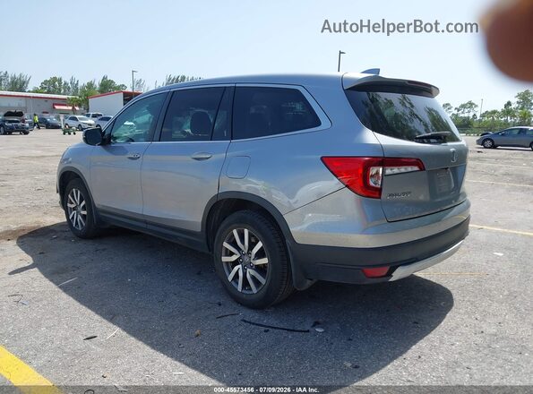 5FNYF5H3XKB042077 2019 HONDA PILOT Silver Հետևի ձախ