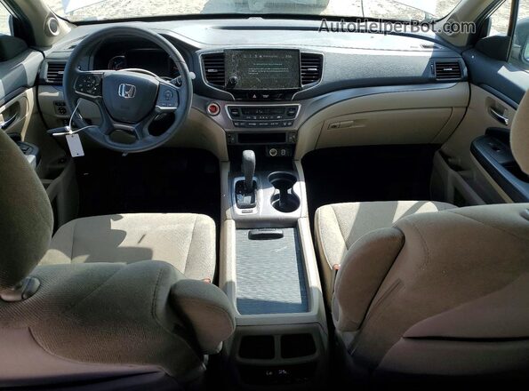 5FNYF5H3XLB003622 2020 HONDA PILOT White Dashboard view