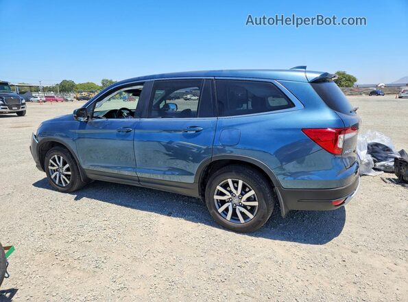 5FNYF5H3XMB033043 2021 HONDA PILOT Blue Հետևի ձախ