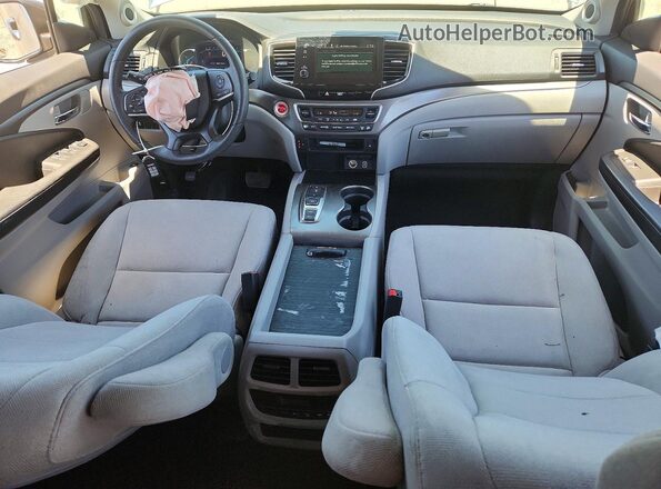 5FNYF5H3XMB033043 2021 HONDA PILOT Blue Առջևի վահանակի տեսք