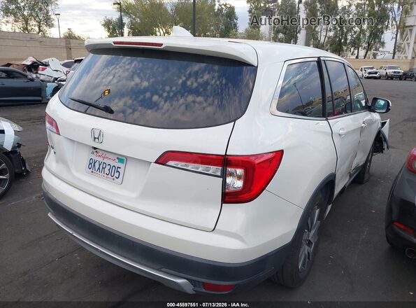 5FNYF5H42KB021720 2019 HONDA PILOT White Rear right