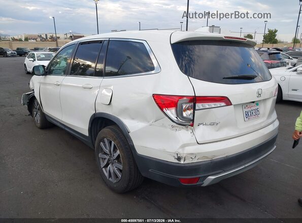 5FNYF5H42KB021720 2019 HONDA PILOT White Rear left