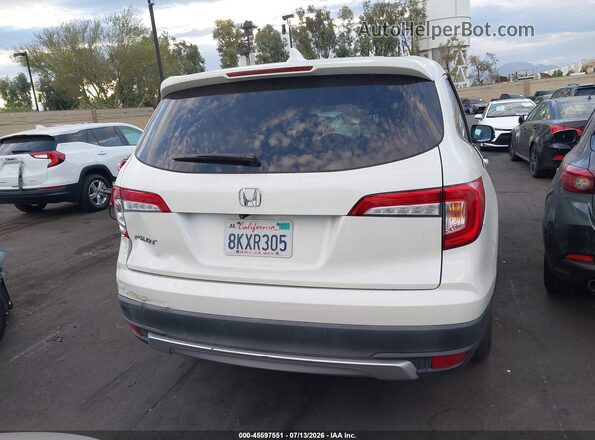 5FNYF5H42KB021720 2019 HONDA PILOT White 