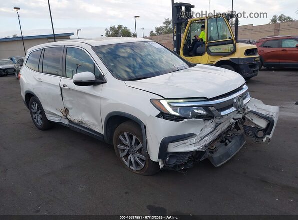 5FNYF5H42KB021720 2019 HONDA PILOT White 