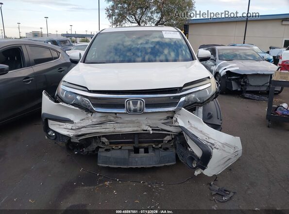 5FNYF5H42KB021720 2019 HONDA PILOT White Instrument cluster view