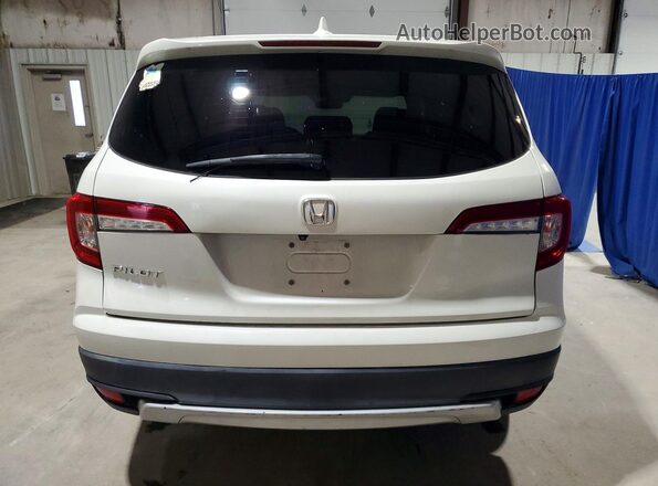 5FNYF5H44KB020763 2019 HONDA PILOT White Հետևի տեսք
