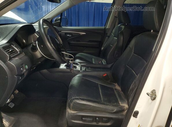 5FNYF5H44KB020763 2019 HONDA PILOT White Սալոնի դիմացի տեսք