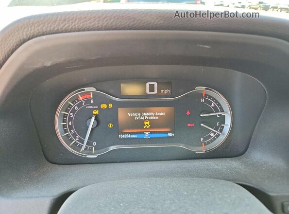5FNYF5H50HB038520 2017 HONDA PILOT Black ხელსაწყოთა პანელის ხედი
