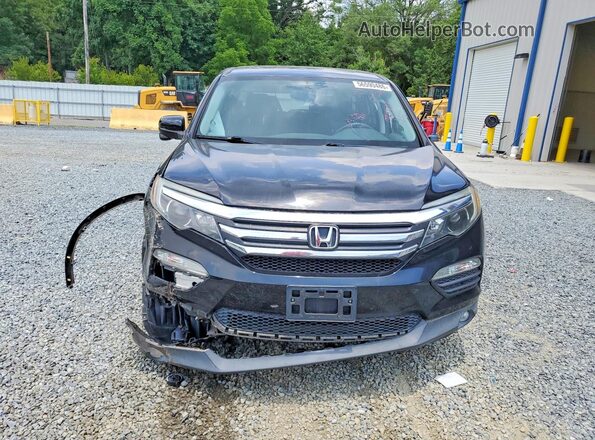 5FNYF5H50JB016412 2018 HONDA PILOT Black Front view