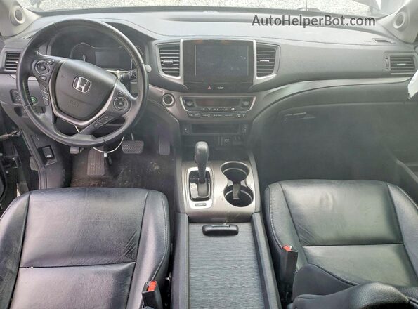5FNYF5H50JB016412 2018 HONDA PILOT Black Dashboard view