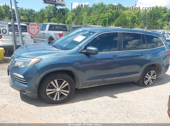 5FNYF5H50JB025112 2018 HONDA PILOT Blue Front left