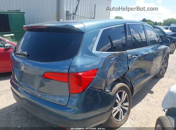 5FNYF5H50JB025112 2018 HONDA PILOT Blue Rear right