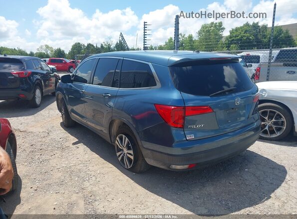 5FNYF5H50JB025112 2018 HONDA PILOT Blue Rear left