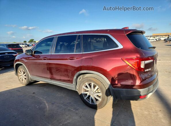 5FNYF5H50KB002897 2019 HONDA PILOT Burgundy Tył lewy