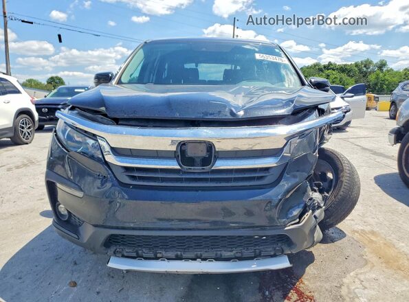 5FNYF5H50KB027671 2019 HONDA PILOT Black Front view