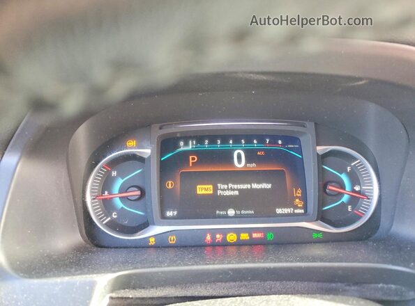 5FNYF5H50KB032627 2019 HONDA PILOT White Vista del cuadro de instrumentos