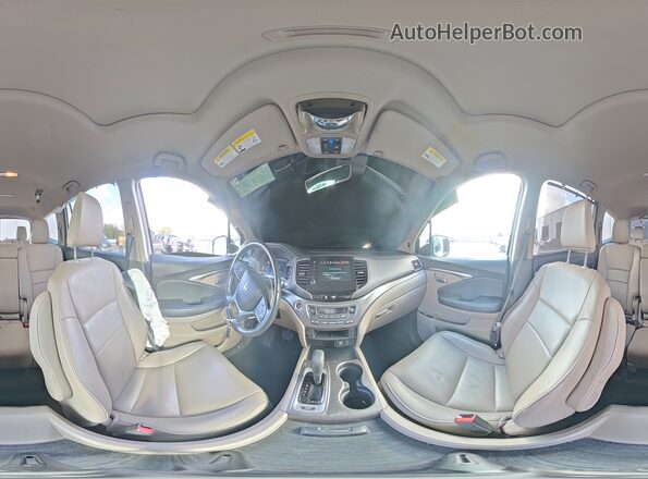 5FNYF5H50KB032627 2019 HONDA PILOT White Vista interior de 360 grados