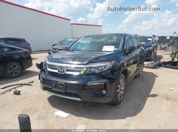 5FNYF5H50MB015068 2021 HONDA PILOT Black Przód lewy