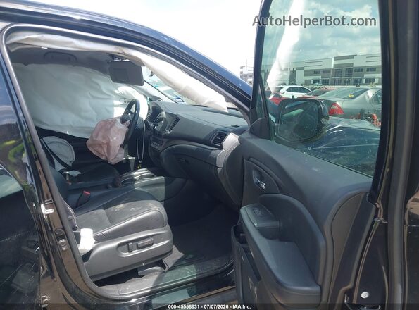 5FNYF5H50MB015068 2021 HONDA PILOT Black Widok wnętrza z przodu