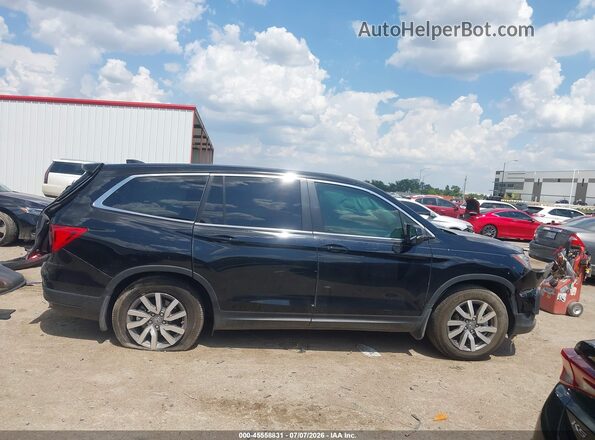 5FNYF5H50MB015068 2021 HONDA PILOT Black Widok wnętrza z tyłu