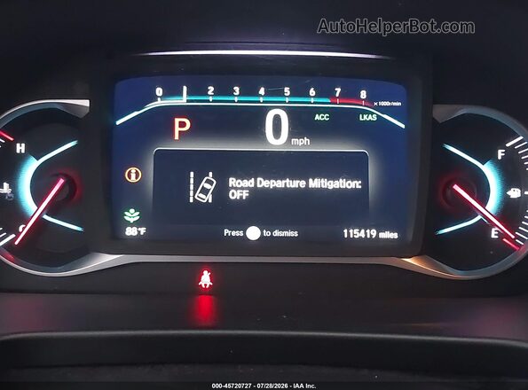 5FNYF5H51KB035326 2019 HONDA PILOT White Вид задніх сидінь