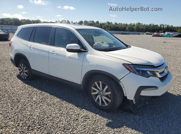 5FNYF5H51LB007057 2020 HONDA PILOT White Передня права чверть