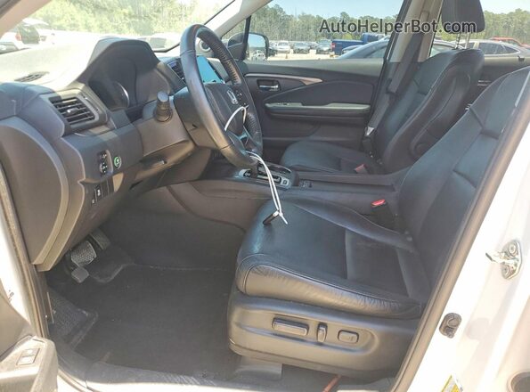 5FNYF5H51LB014896 2020 HONDA PILOT White Вид салону спереду