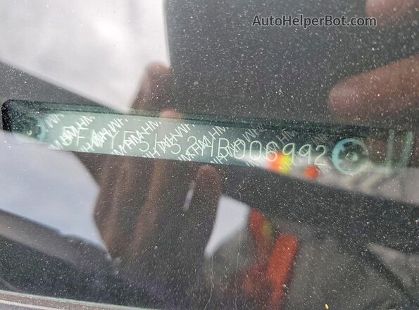 5FNYF5H52HB006992 2017 HONDA PILOT Charcoal Вид наклейки з VIN-кодом