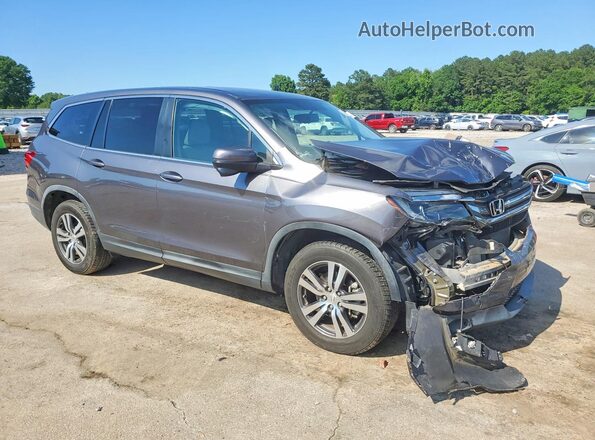 5FNYF5H52HB011920 2017 HONDA PILOT Gray Front right