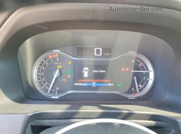5FNYF5H52HB011920 2017 HONDA PILOT Gray Instrument cluster view